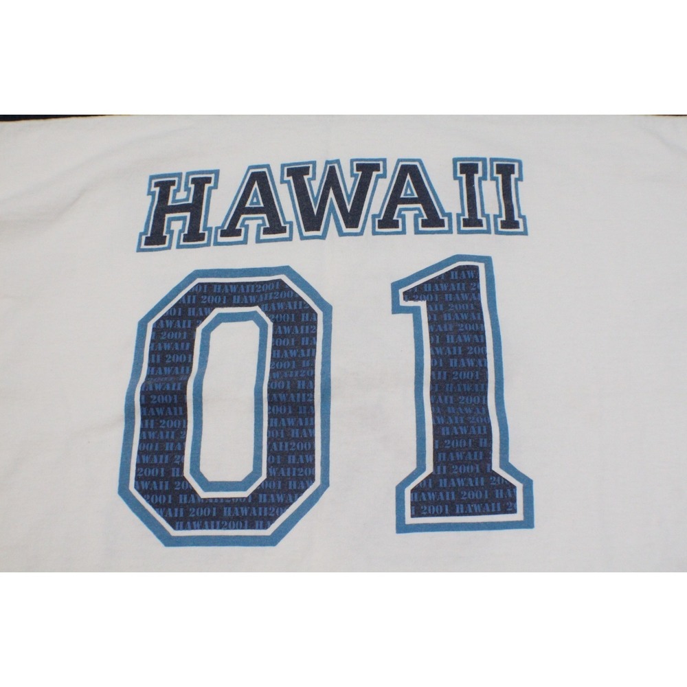 Vintage HAWAII 01 Ringer T Shirt - Picture 7 of 11